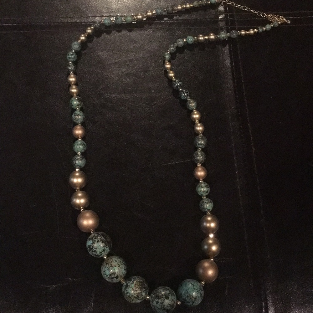 Long beaded necklace